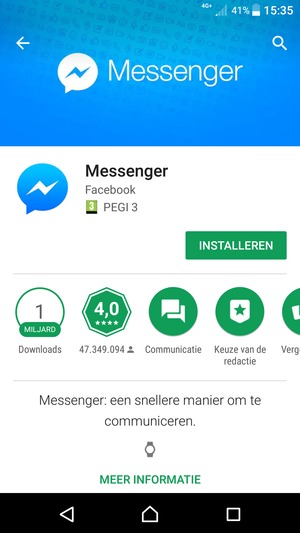 Selecteer INSTALLEREN