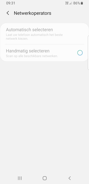 Wacht tot de zoekopdracht beëindigd is