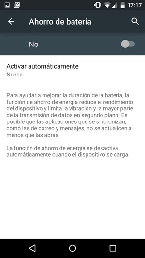 Active Ahorro de batería