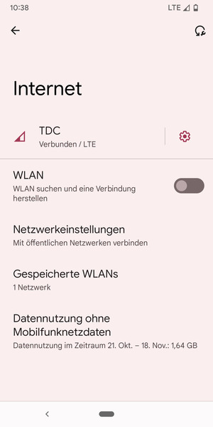 Schalten Sie WLAN ein