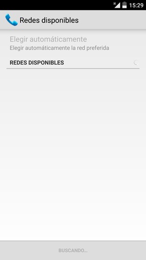 Espere a que la búsqueda termine