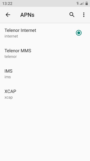 Select the Menu button