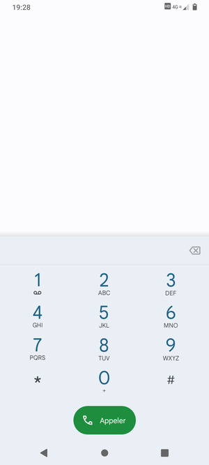 Appuyez longuement sur le numéro 1