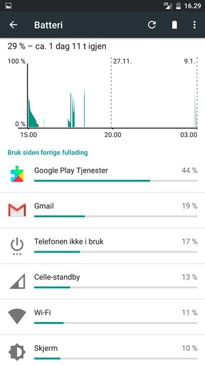 Velg menyknappen