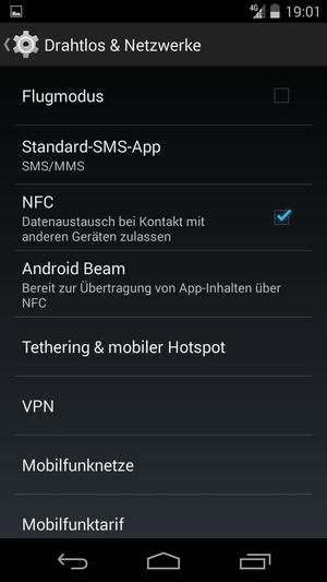 Wählen Sie Mobilfunknetze