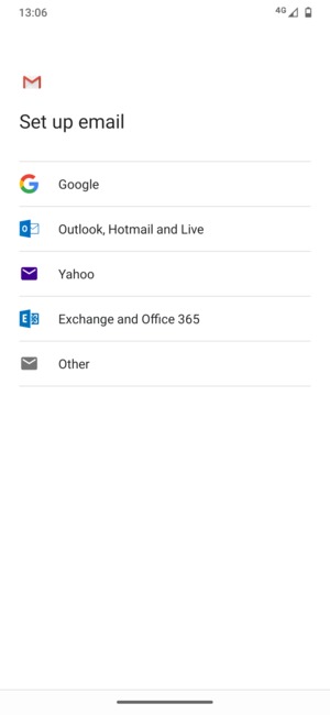 Select Outlook, Hotmail and Live
