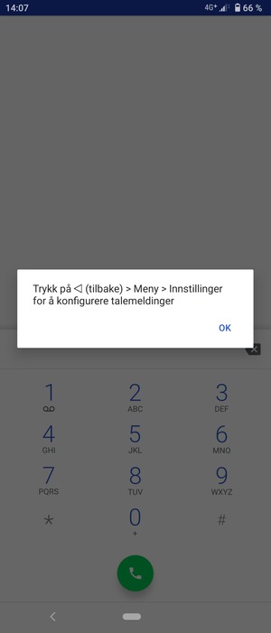 Hvis personsvar ikke er innstilt, velg OK