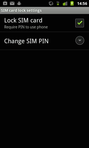 Select Change SIM PIN
