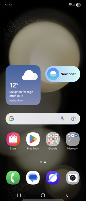 Vælg Google