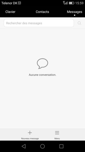 Sélectionnez Menu