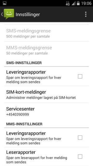 Bla til og velg Servicesenter