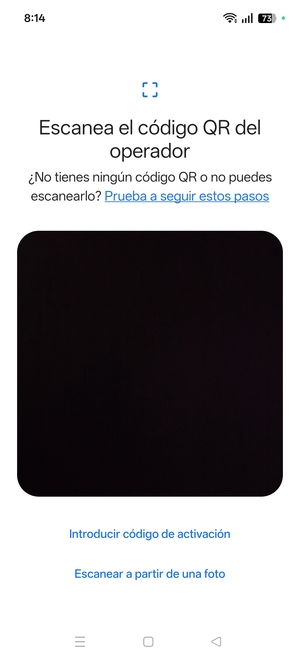 Escanea el código QR