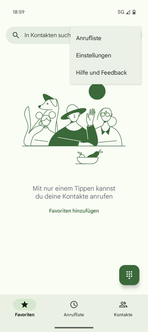 Wählen Sie Einstellungen