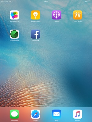 Ora, puoi trovare l'app nella schermata Home