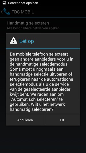 Selecteer OK