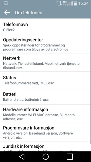 Velg Oppdateringssenter
