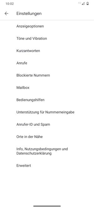 Wählen Sie Mailbox
