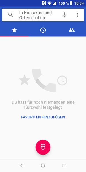 Wählen Sie die Menü-Taste