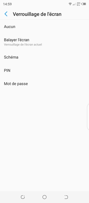 Sélectionnez Schéma