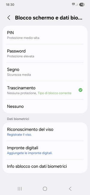 Seleziona Segno
