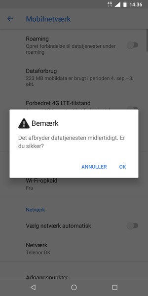 Vælg OK