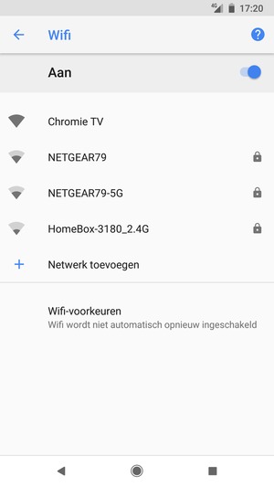 Selecteer het draadloze netwerk waarmee u verbinding wilt maken