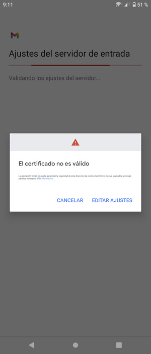 Seleccione EDITAR AJUSTES