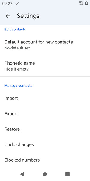 Your contacts will be saved to your Google account and saved to your phone the next time Google is synced.