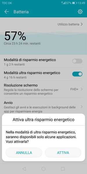 Seleziona ATTIVA