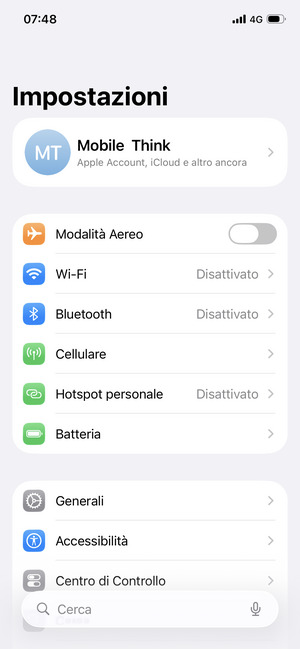 Seleziona Cellulare