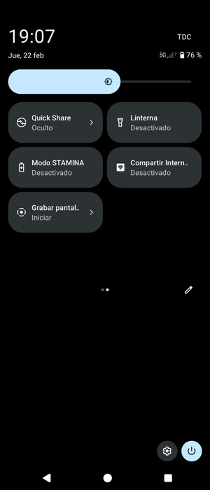 Seleccione Modo STAMINA