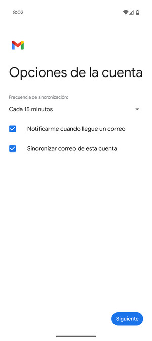 Seleccione Siguiente