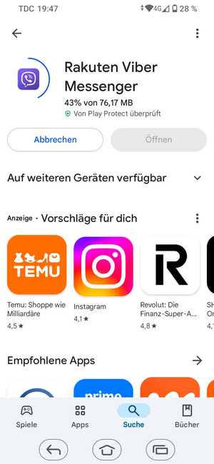 Warten Sie, bis der Installationsprozess  beendet ist