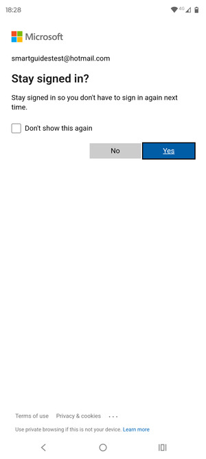 Select your preferred option