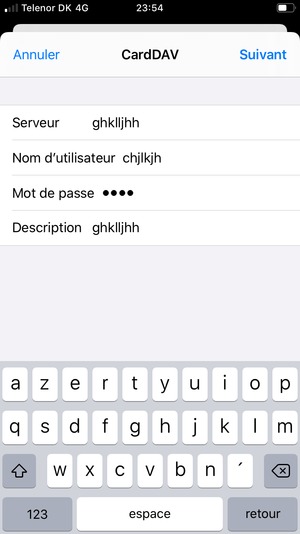 Saisissez vos informations Google et sélectionnez Suivant
