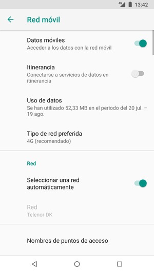 Seleccione Nombres de puntos de acceso