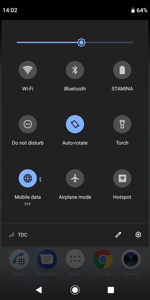 Select the Settings button