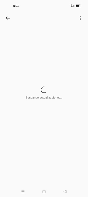 Espere a que la búsqueda termine