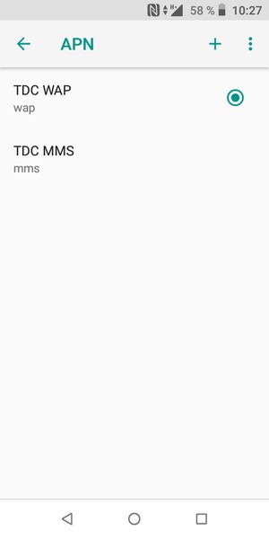 Sélectionnez le bouton du Menu
