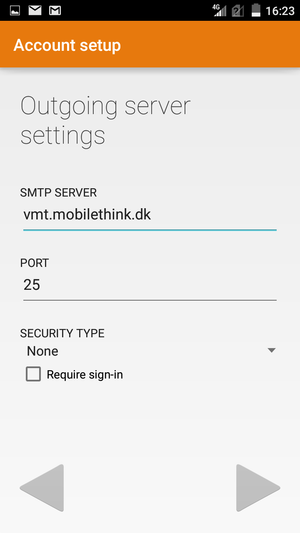 Uncheck the Require sign-in checkbox and select Next