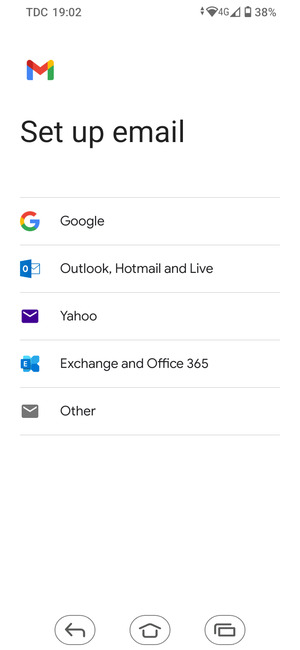 Select Outlook, Hotmail and Live
