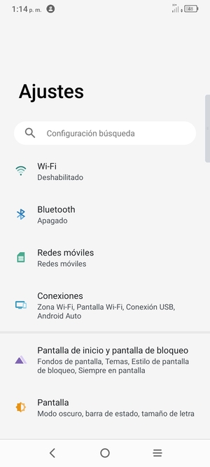 Seleccione Conexiones