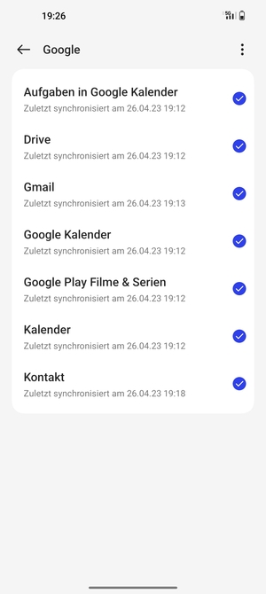 Stellen Sie sicher, dass Kontakt ausgewählt ist