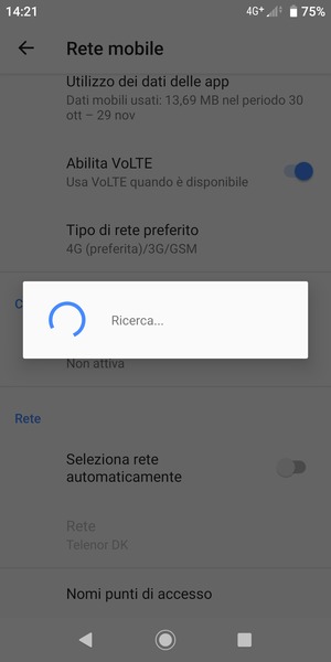 Attendi il completamento della ricerca