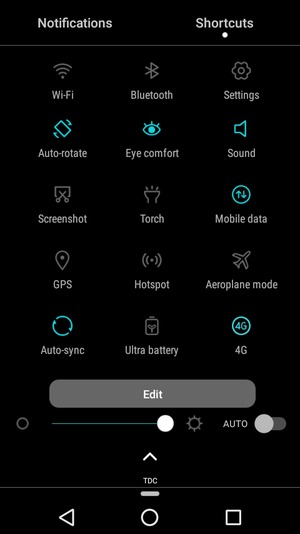 Turn on AUTO