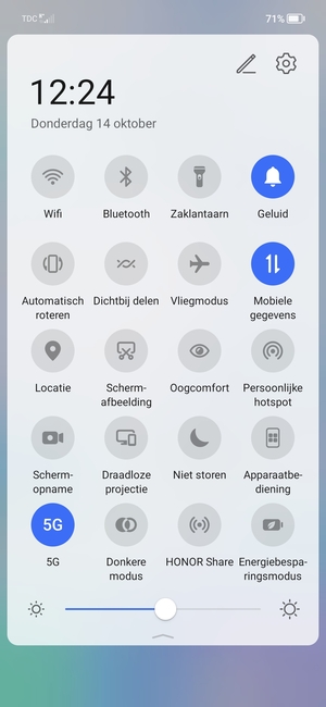 Selecteer Energiebesparingsmodus