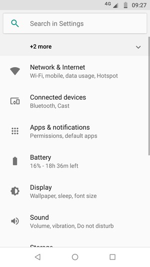 Select Network & Internet