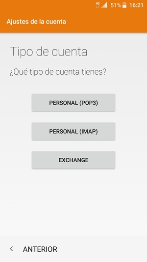 Seleccione EXCHANGE