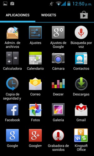 Seleccione Ajustes