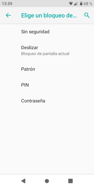 Seleccione Patrón